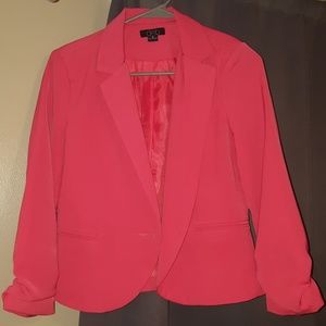 Button blazer jacket